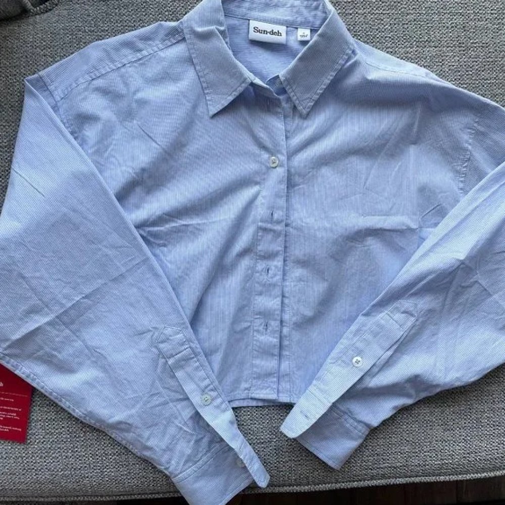 Aritzia (Sun-deh) Cropped Button Down Shirt – NWT